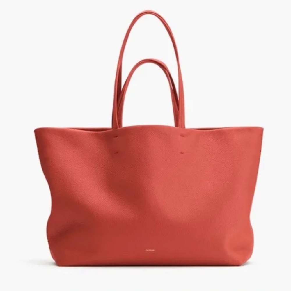 Cuyana Classic Easy Tote, Dark Coral